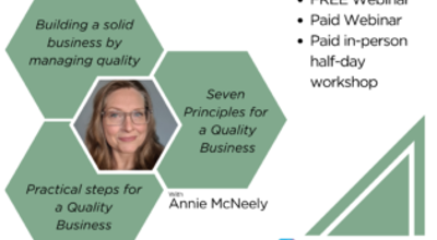 Webinar: Building a Solid Business by Managing Quality