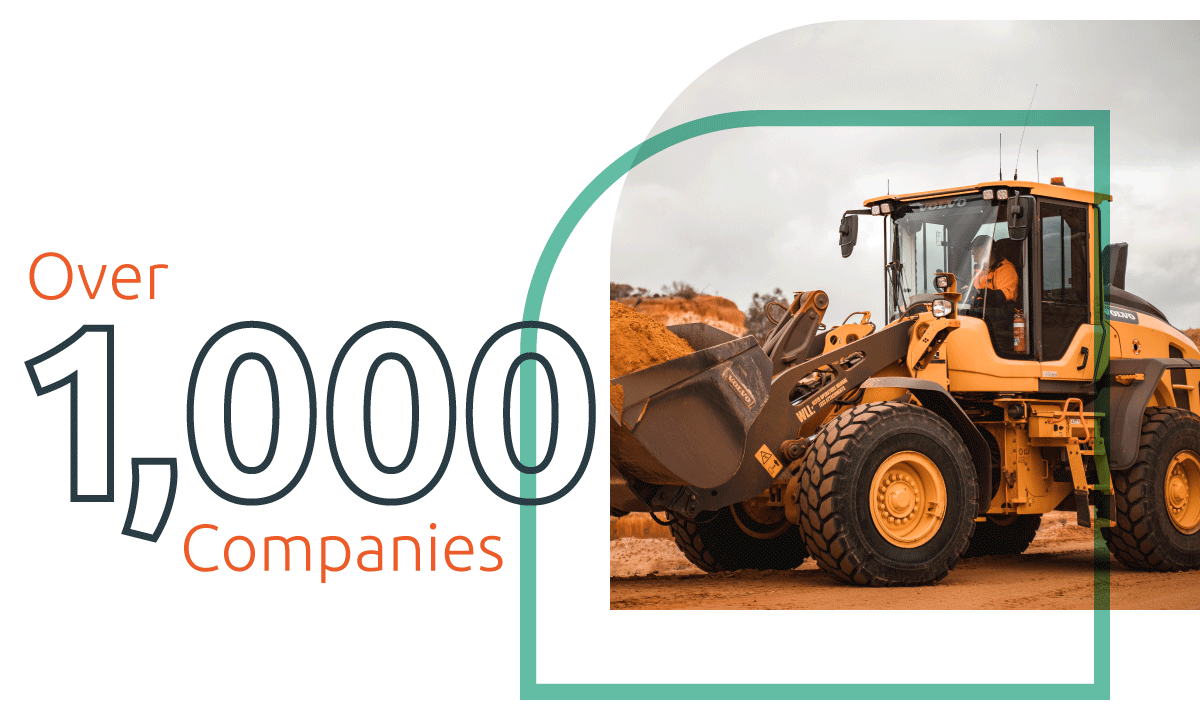 Over 1,000 Companies